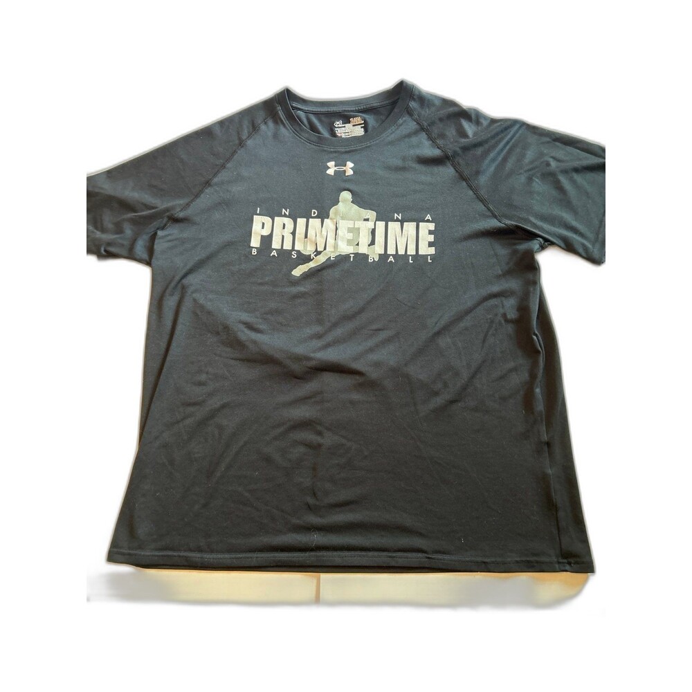 Under Armour Indiana Primetime Basketball Shirt - Black - Men's XL